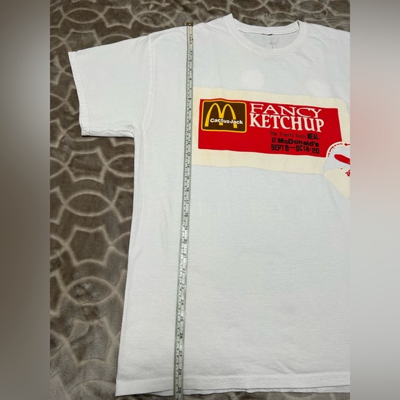 Cactus Jack x McDonald’s “Fancy Ketchup” Tee by Travis Scott - Picture 4 of 9